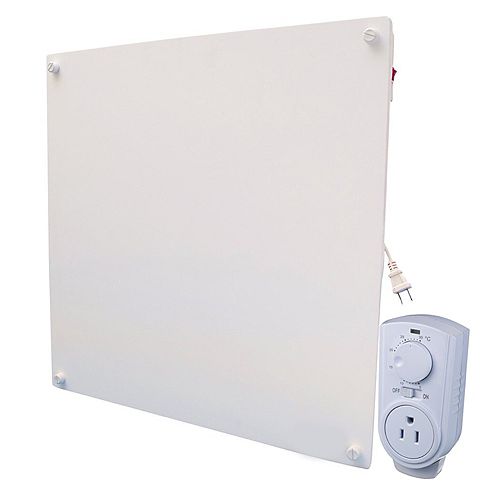 400w with Plug-in Thermostat Electric Panel Room Heater