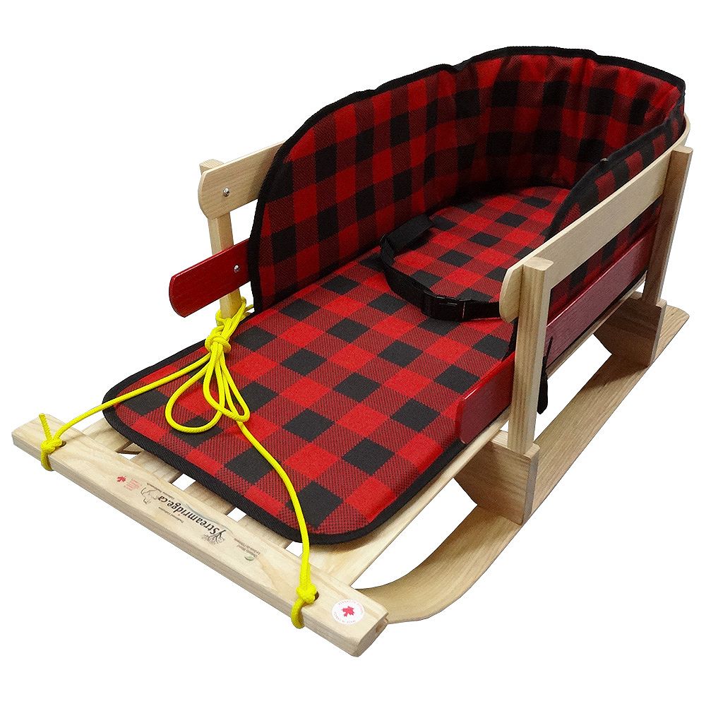 Streamridge Traditional XL Sleigh with belted plaid pad | The Home ...