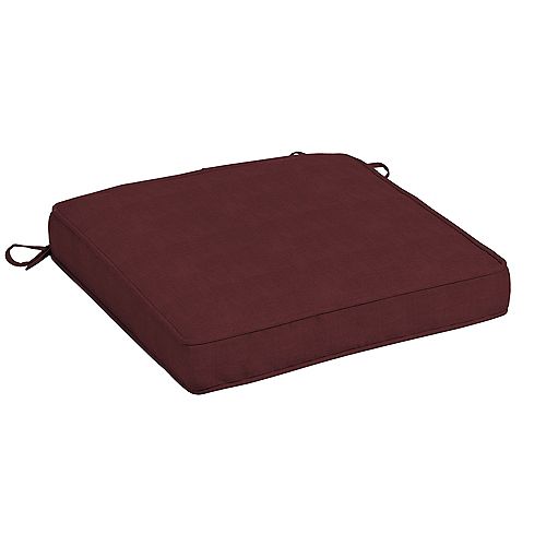 CushionGuard Aubergine Outdoor Seat Cushion