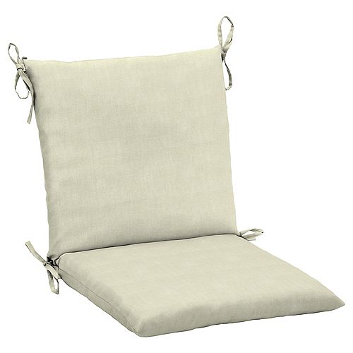 CushionGuard Oatmeal Outdoor Dining Chair Cushion