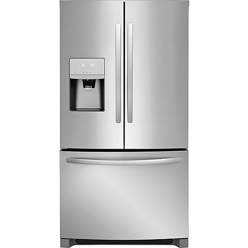 36-inch W 27.2 cu. ft French Door Refrigerator in Stainless Steel - ENERGY STAR®
