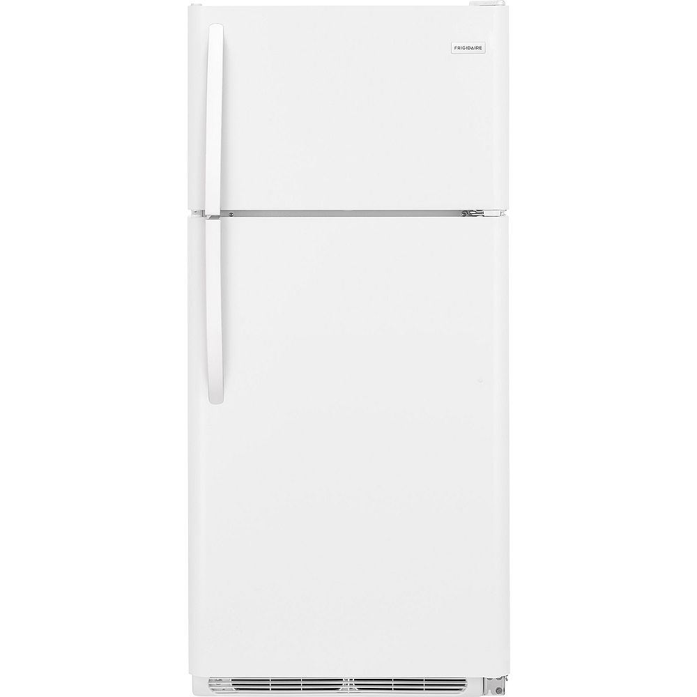 Frigidaire 30-inch W 18 cu. ft. Top Freezer Refrigerator in White | The ...