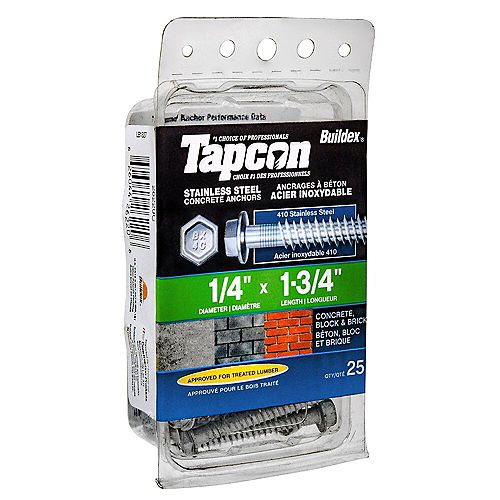 Paulin 1/2inch x 3inch Long Size LagShield Anchor 3/4inch Drill