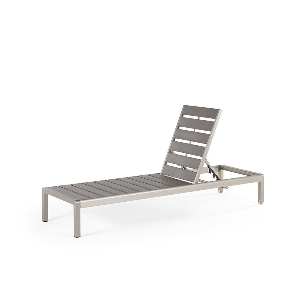 Velago Outdoor Lounge Chair Grey NOVA The Home Depot Canada
