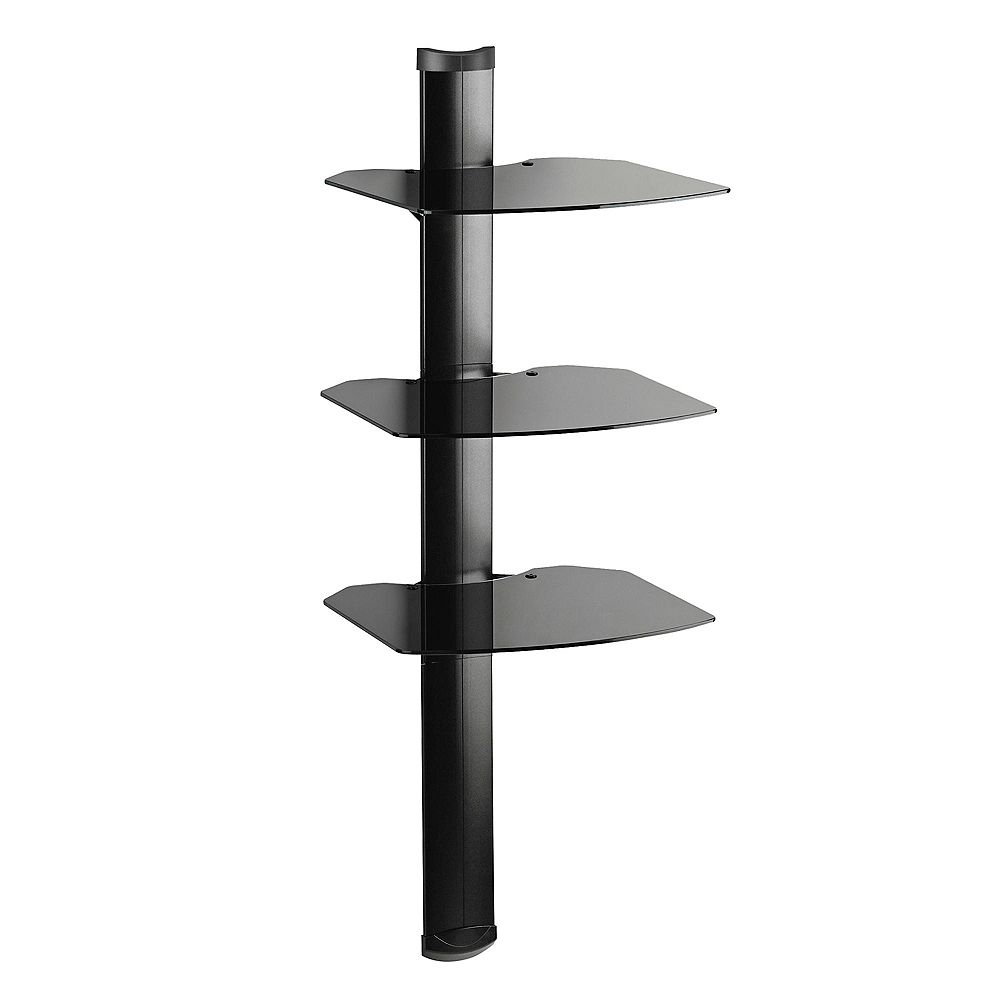 Kanto AVS3 3Shelf AV Component Wall Shelf System The Home Depot Canada