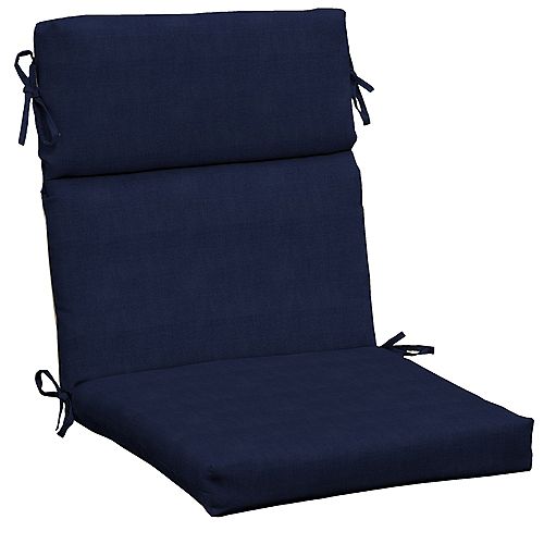 CushionGuard Midnight High Back Dining Chair Cushion