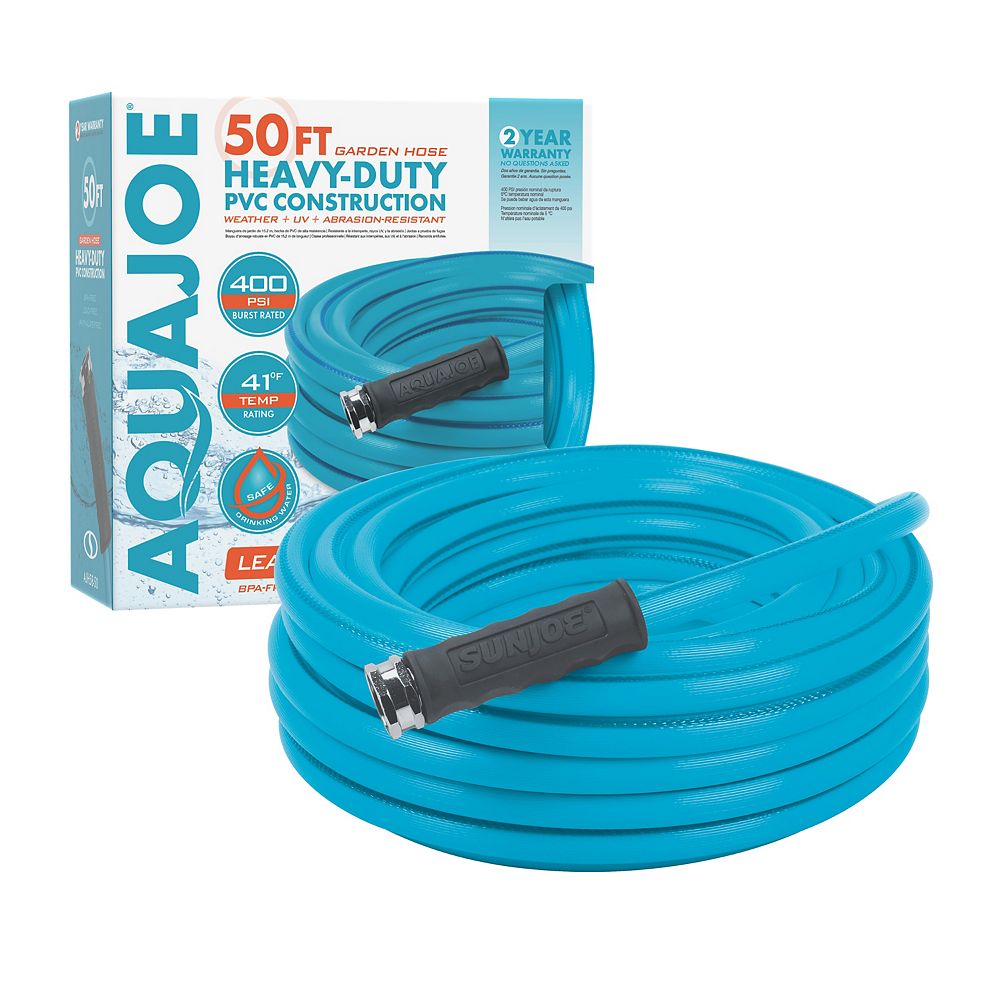 Sun Joe 5/8Inch x 50 ft. HeavyDuty Garden Hose The Home Depot Canada