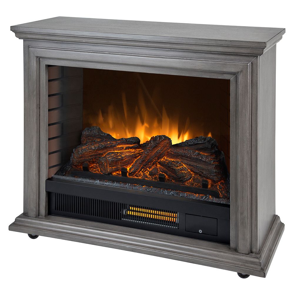 Pleasant Hearth Sheridan 32inch Freestanding Mobile Infrared Electric