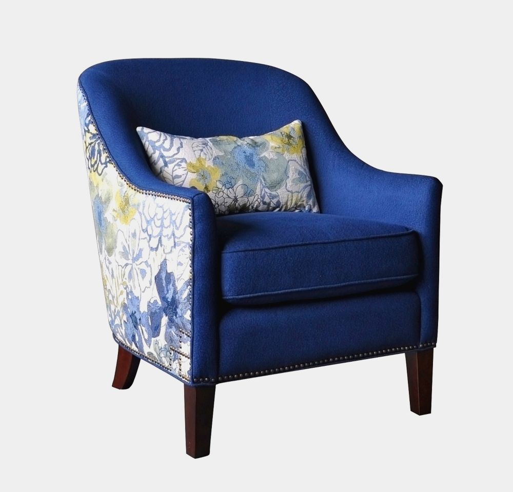 Brassex Inc Abhay Contemporary Wingback Polyester Polyester Blend   P 1001074072 