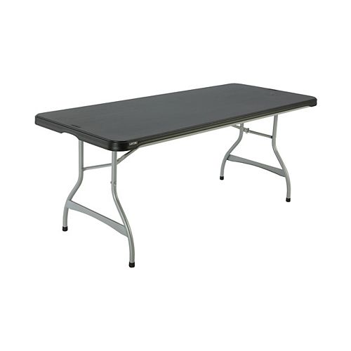 Lifetime 6-Foot Black Commercial Grade Folding Nesting Table