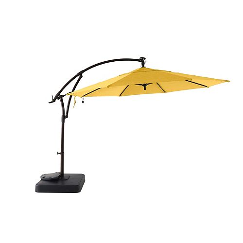 Hampton Bay Yellow Patio Umbrellas, Patio Umbrella Base Home Depot Canada