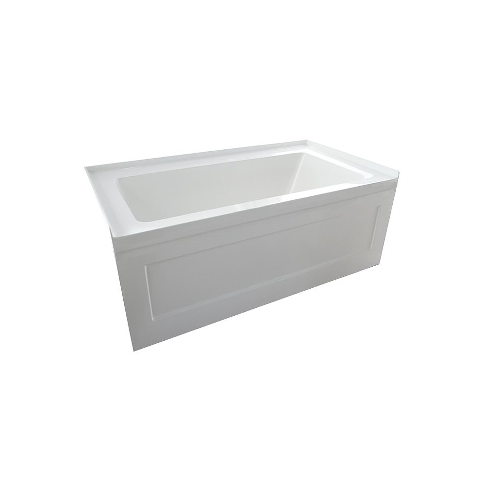 Valley Acrylic QUAD 60x36 Inch Right Drain Skirted Bathtub Is Made In