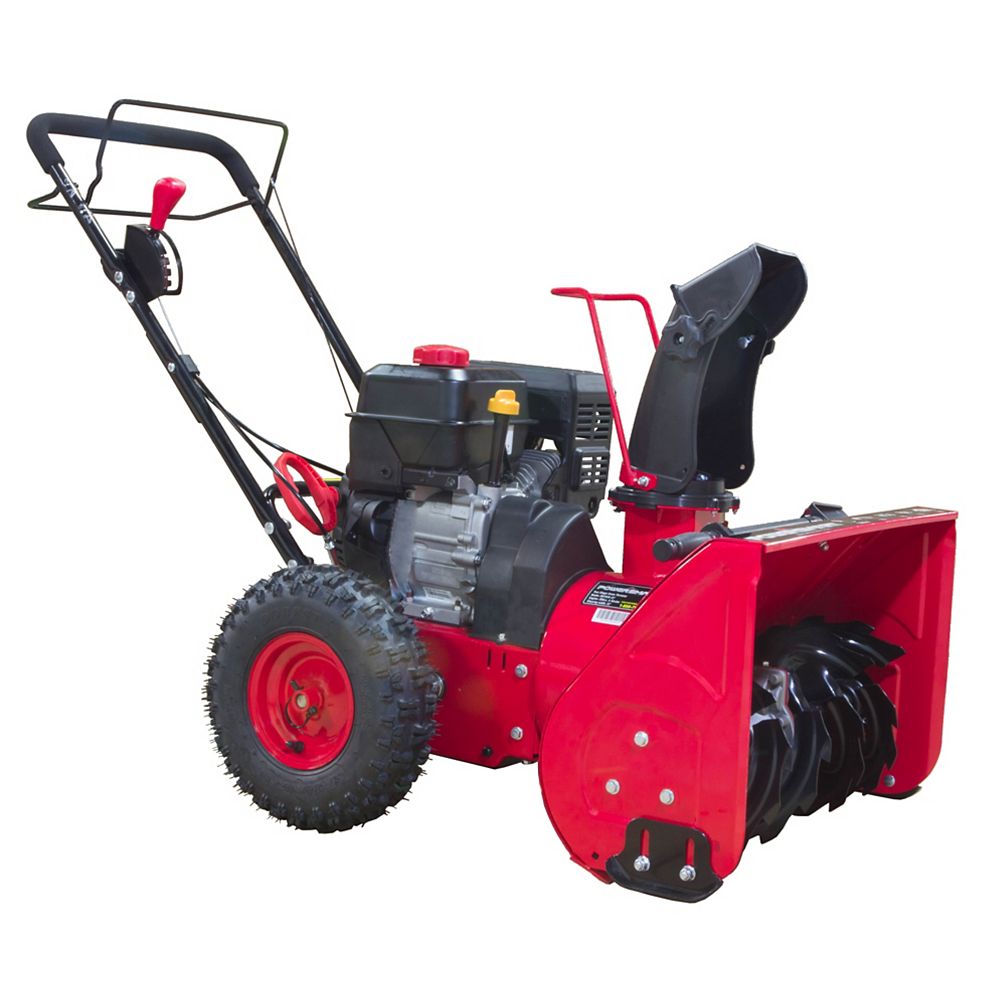 PowerSmart 22inch 2Stage Electric Start Gas Snowblower The Home