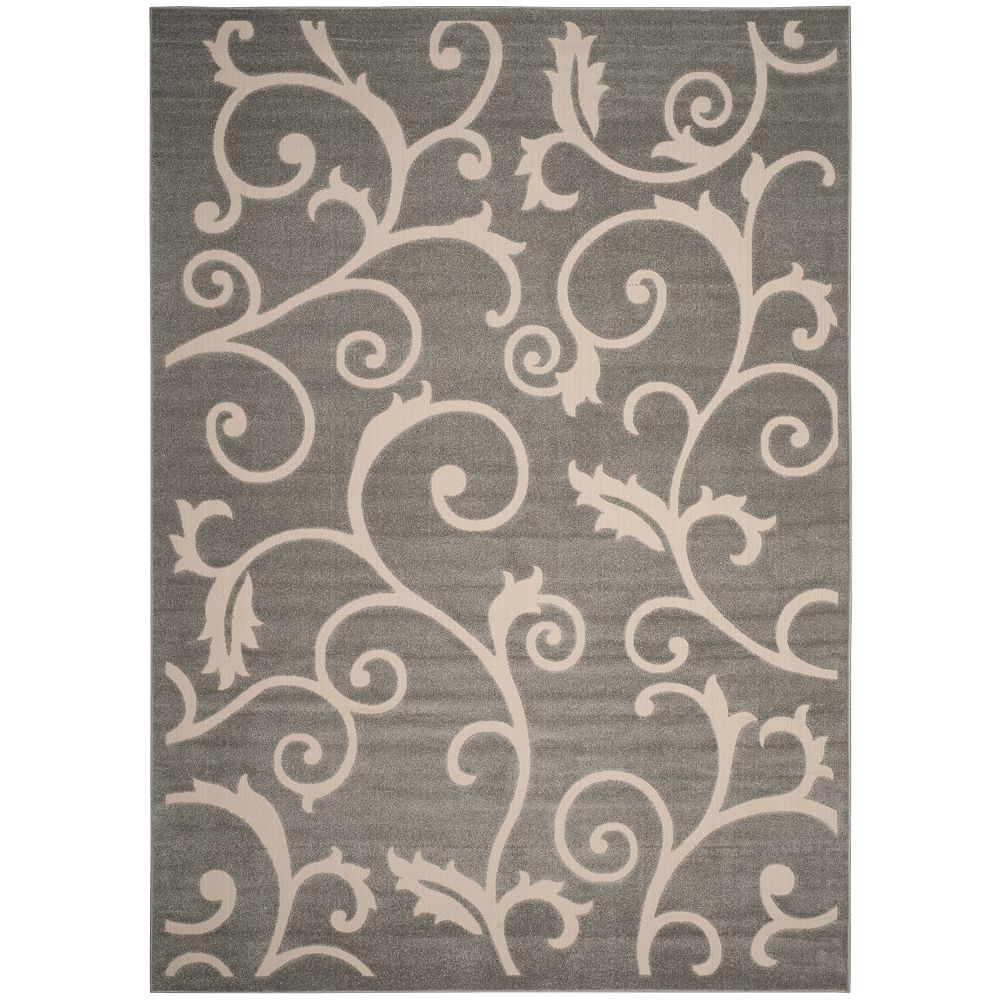 Safavieh Cottage Oliver Grey / Cream 8 ft. x 11 ft. 2 inch Indoor