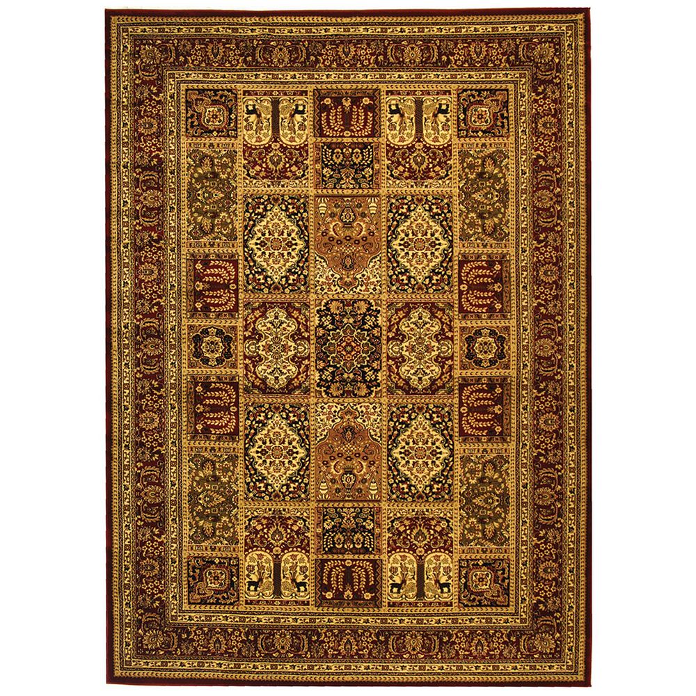 Safavieh Lyndhurst Zoe Multi / Red 8 ft. x 11 ft. Indoor Area Rug | The