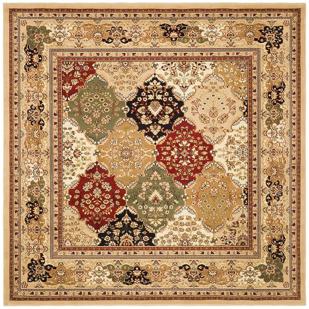 Safavieh Lyndhurst Emir Multi / Beige 8 ft. x 8 ft. Indoor Square Area Rug The Home Depot Canada