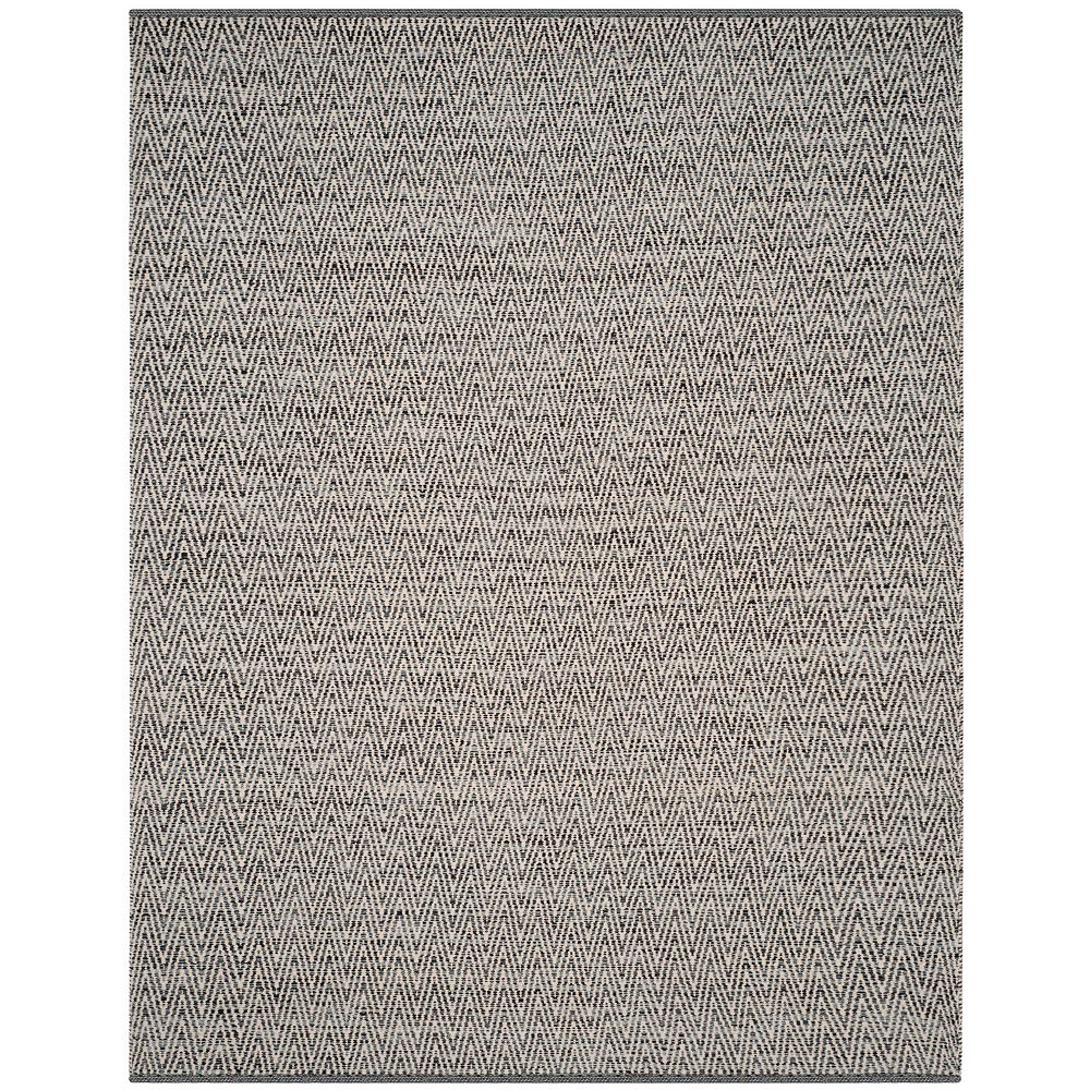 Safavieh Montauk Clint Ivory / Dark Grey 8 ft. x 10 ft. Indoor Area Rug