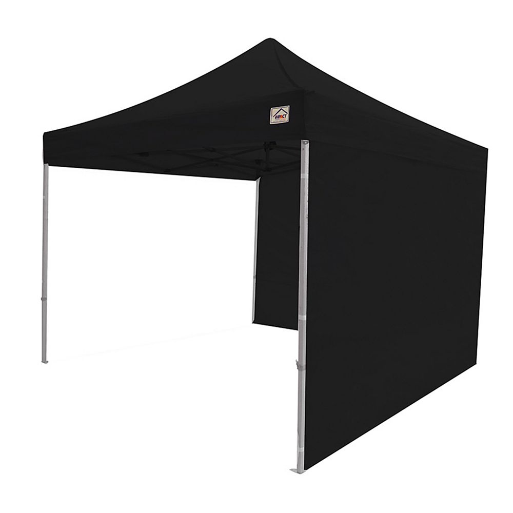 Impact Canopy Sidewall Accessory Kit in Black for 10 ft. x 10 ft ...