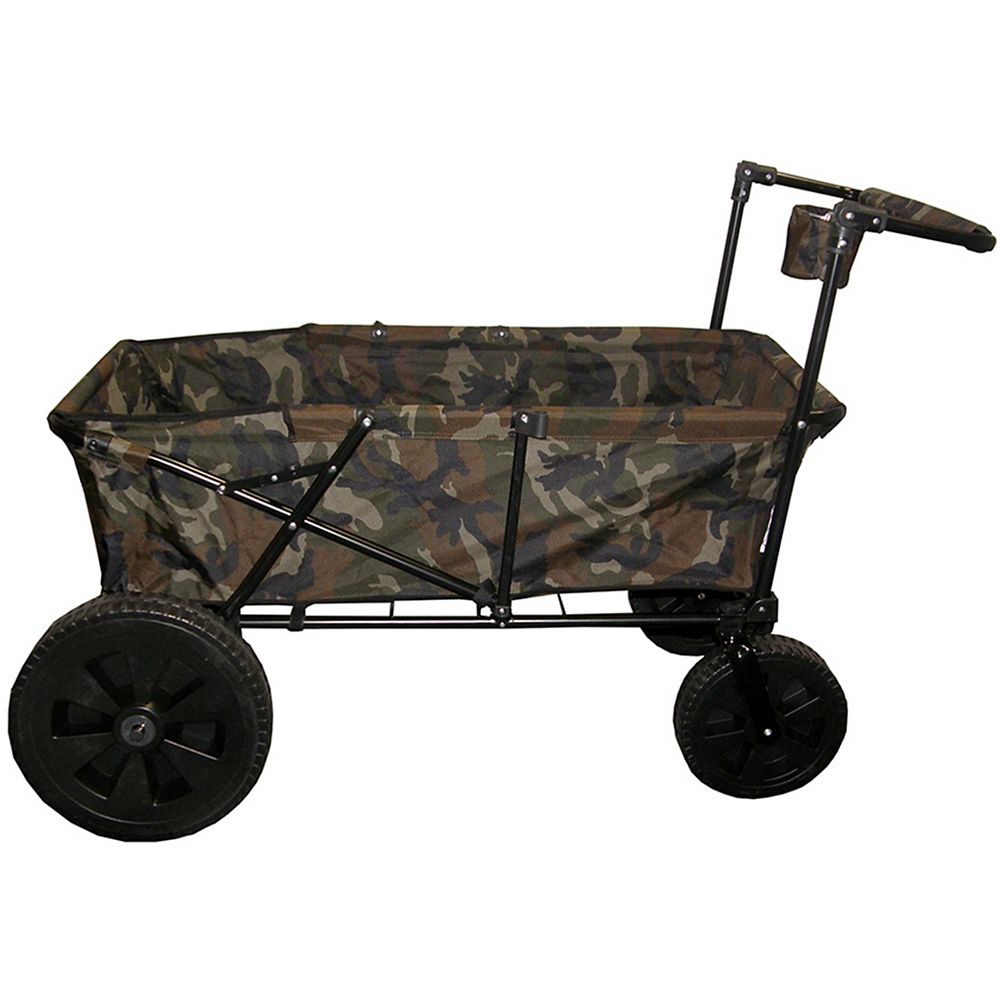 Impact Canopy Heavy Duty Maxima Folding Wagon with Oversized Wheels Camo The Home Depot Canada