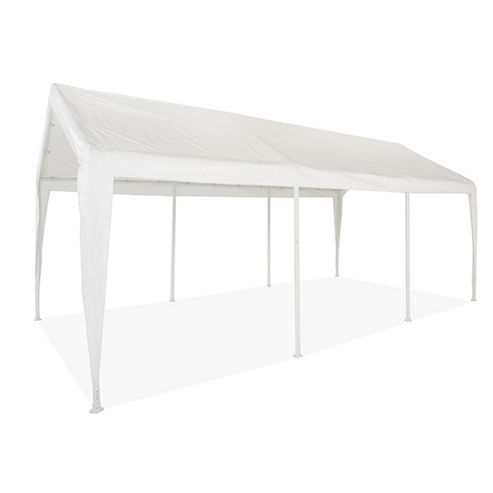 Impact Shelter 10 ft. x 20 ft. 8-Leg Carport or General Purpose Canopy ...