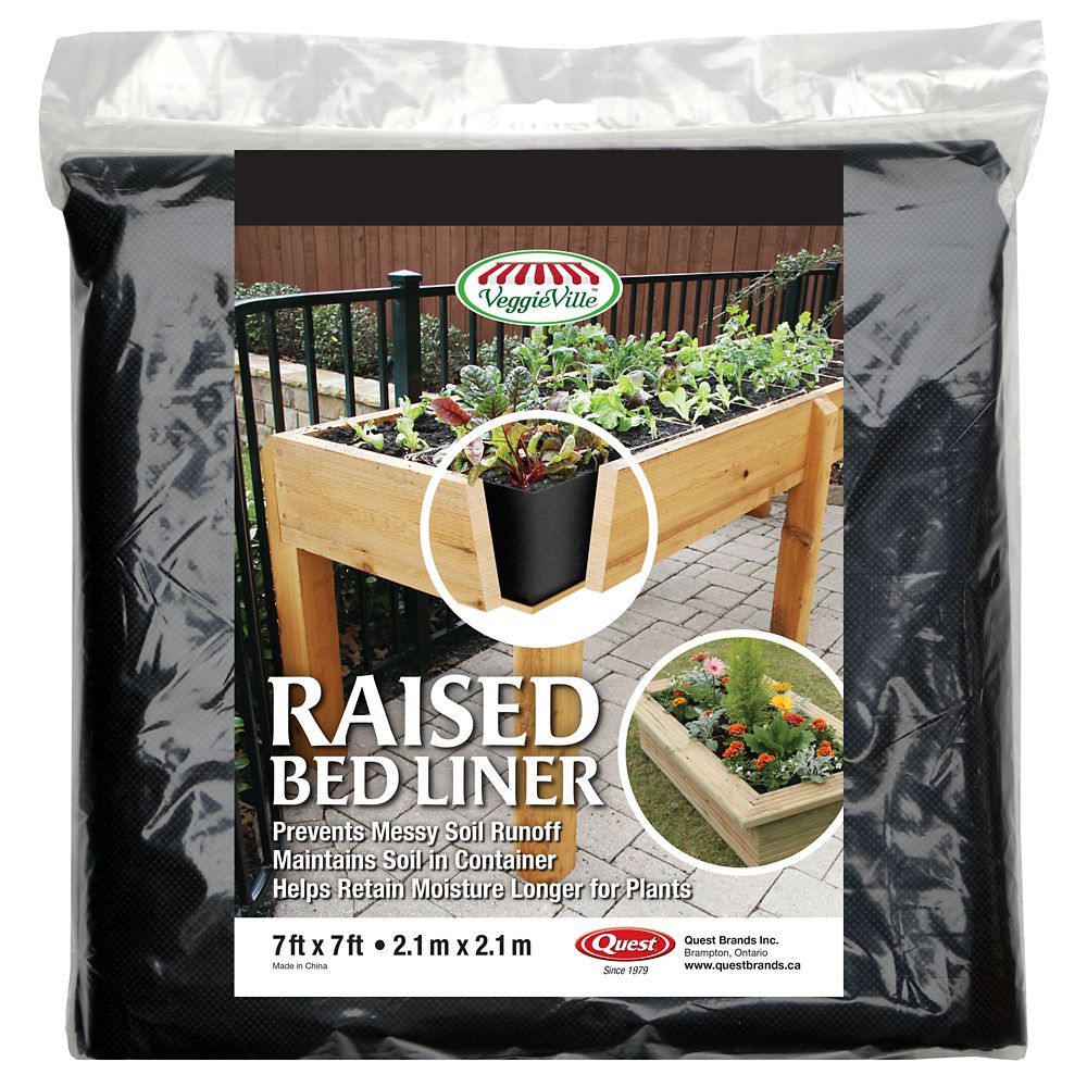 Veggieville 7 Ft. X 7 Ft. Raised Bed Liner | The Home Depot Canada