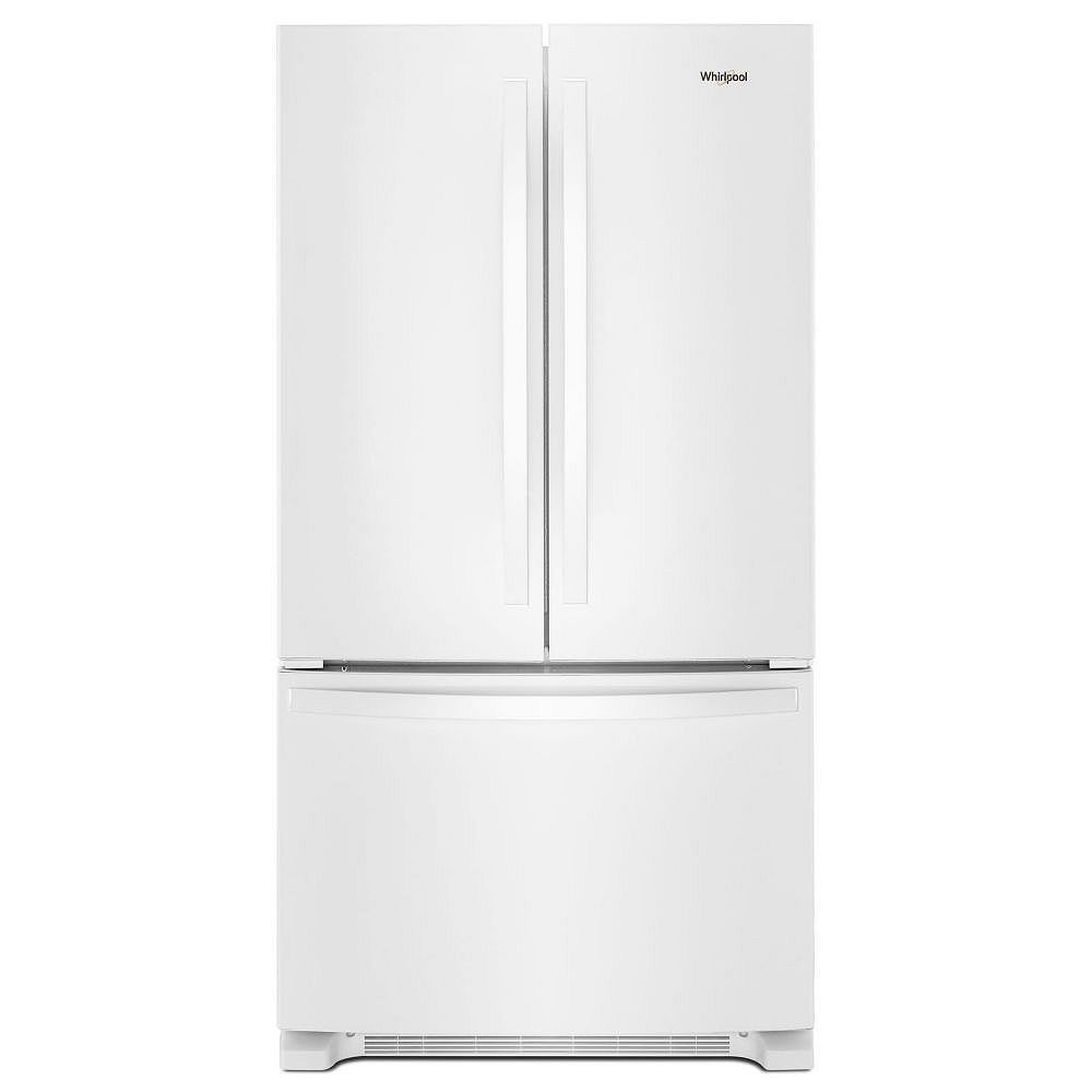 Whirlpool 36inch W 20 cu. ft. French Door Refrigerator in White