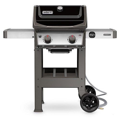 Spirit II E-210 2-Burner Natural Gas BBQ in Black