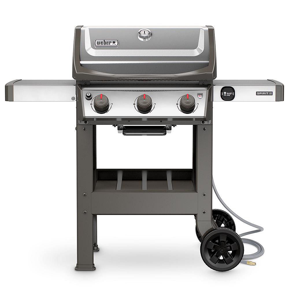 Weber Spirit II S310 3Burner Natural Gas BBQ in Stainless Steel The