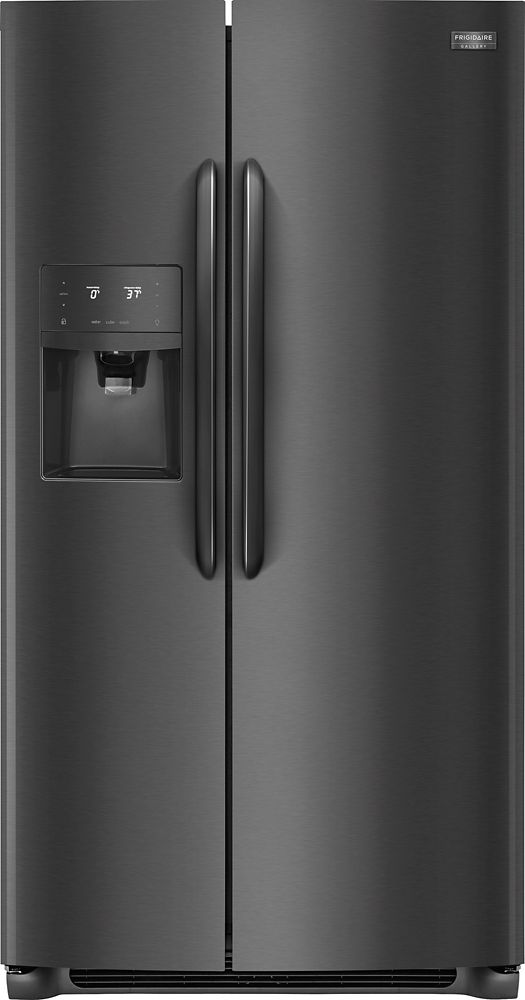 frigidaire black stainless steel refrigerator