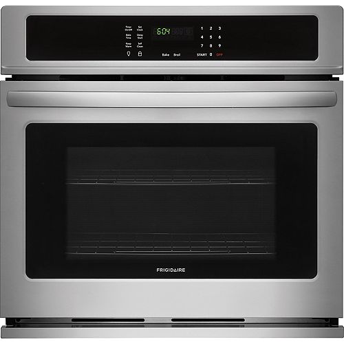 30-inch Single Electric Wall Oven Self-Cleaning in Stainless Steel