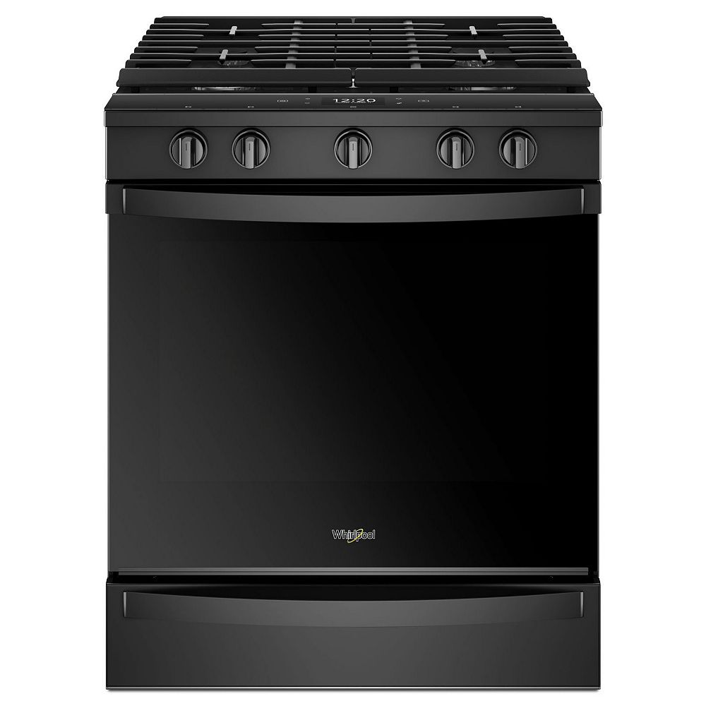 Whirlpool 5.8 cu. ft. Smart Slide-In Gas Range with Convection Oven in