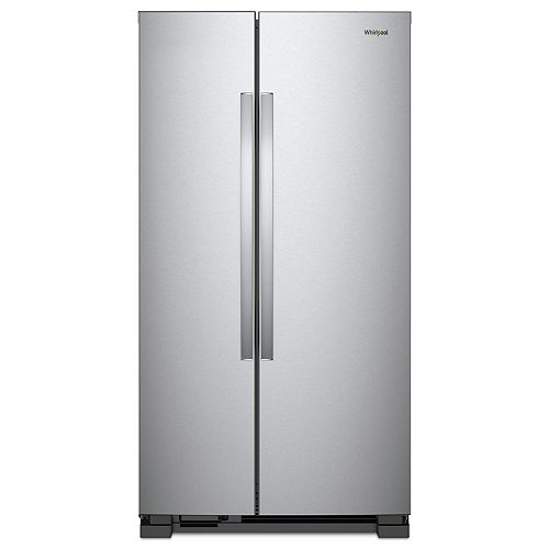 36-inch W 25 cu.ft. Side By Side Refrigerator in Stainless Steel