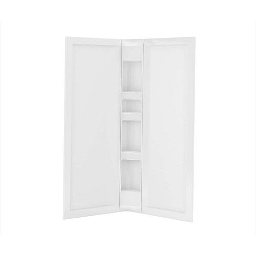 MAAX 3-piece Acrylic Wall Set 40L x 40W x 75.75H Neo-Angle Acrylic Shower Kits