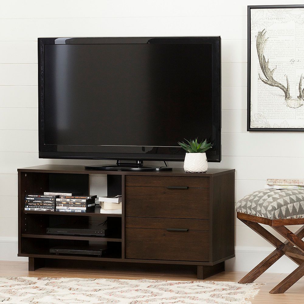 South Shore Fynn TV Stand with Drawers for TVs up to 55 ...