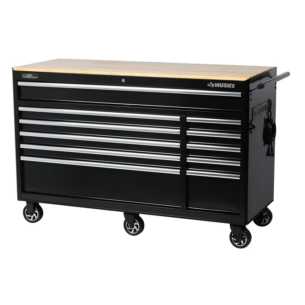 Husky 60-inch 11-Drawer Mobile Tool Storage Cabinet and ...