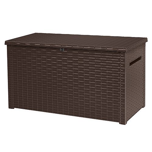 Keter Java Extra Large 30.7 cu. ft. Elegant Deck Storage Box