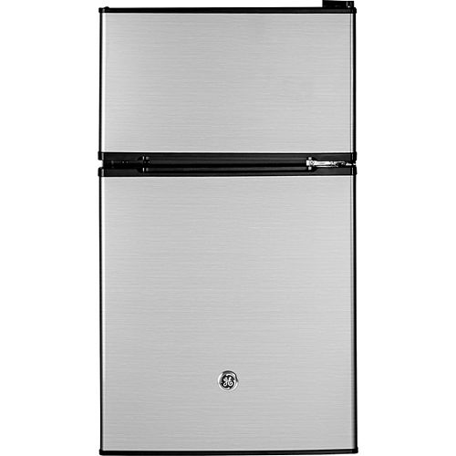 18.75-inch W 3.1 Cu.ft. Compact Refrigerator in Stainless Steel, - ENERGY STAR®