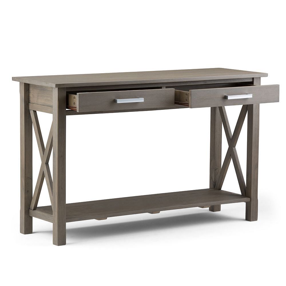 Simpli Home Kitchener Console Sofa Table The Home Depot Canada