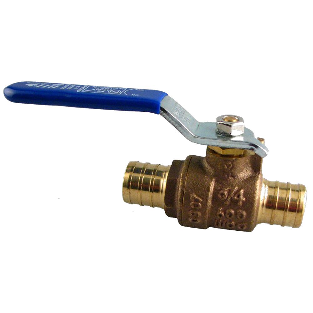 Boshart Canada Jag Plumbing Packs 3/4 Inch PEX Brass Ball Valve 400