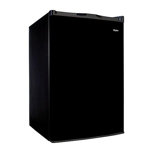 4.5 cu. ft. Mini Refrigerator with Half Freezer in Black