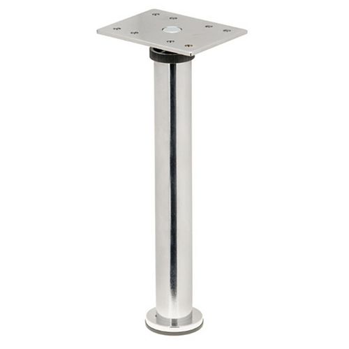 Richelieu 5 15 16 Inch 150 Mm Round Furniture Leg With Levelling Glide Chrome The Home Depot Canada Round Furniture Leg, Sofa Legs Home Depot Canada