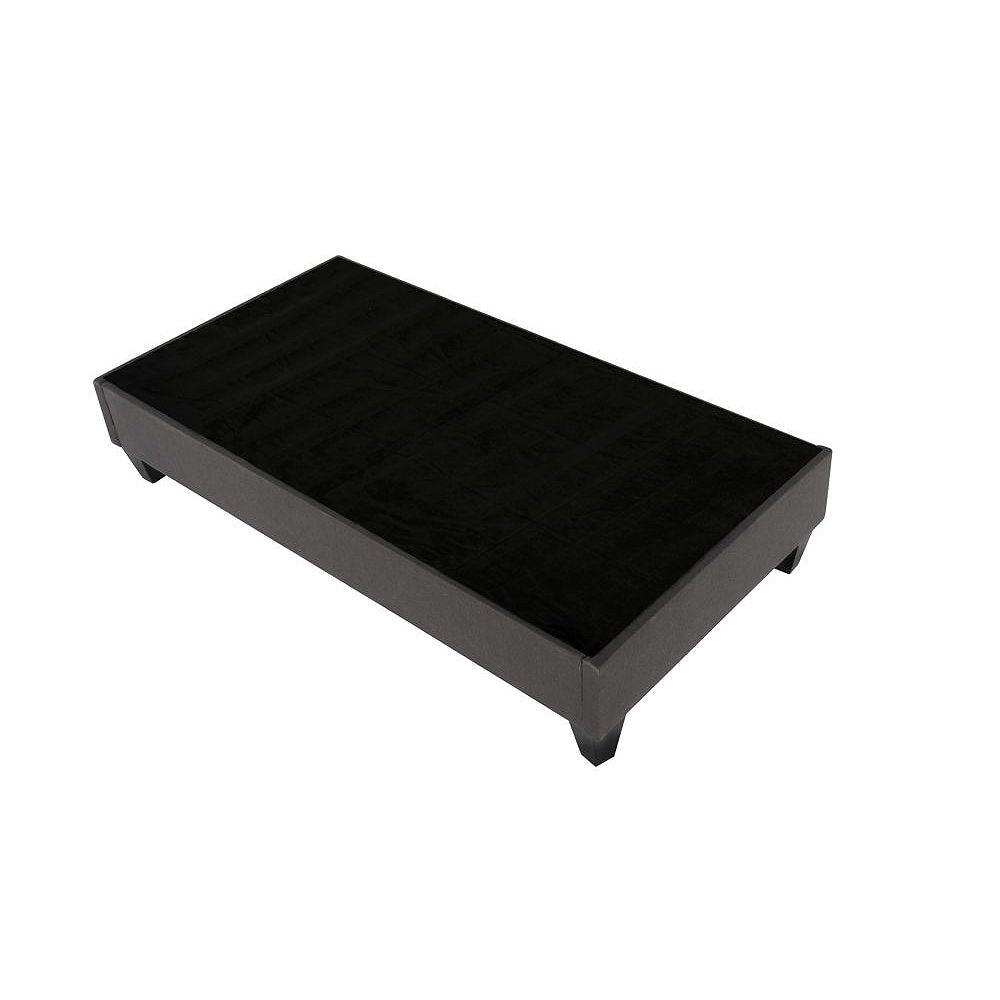 Cloudzzz Twin Upholstered Platform Bed, Feet For Bed Frame Home Depot