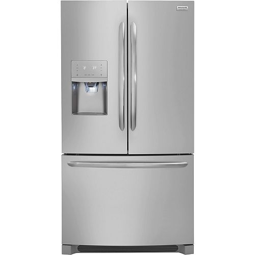 36-inch W 26.8 cu. ft. French Door Refrigerator in Stainless Steel - ENERGY STAR®