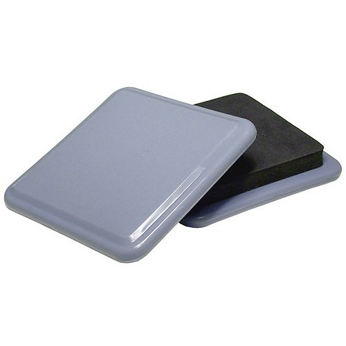 SUPER SLIDEX Gray Square Ultra-Sliding Glides