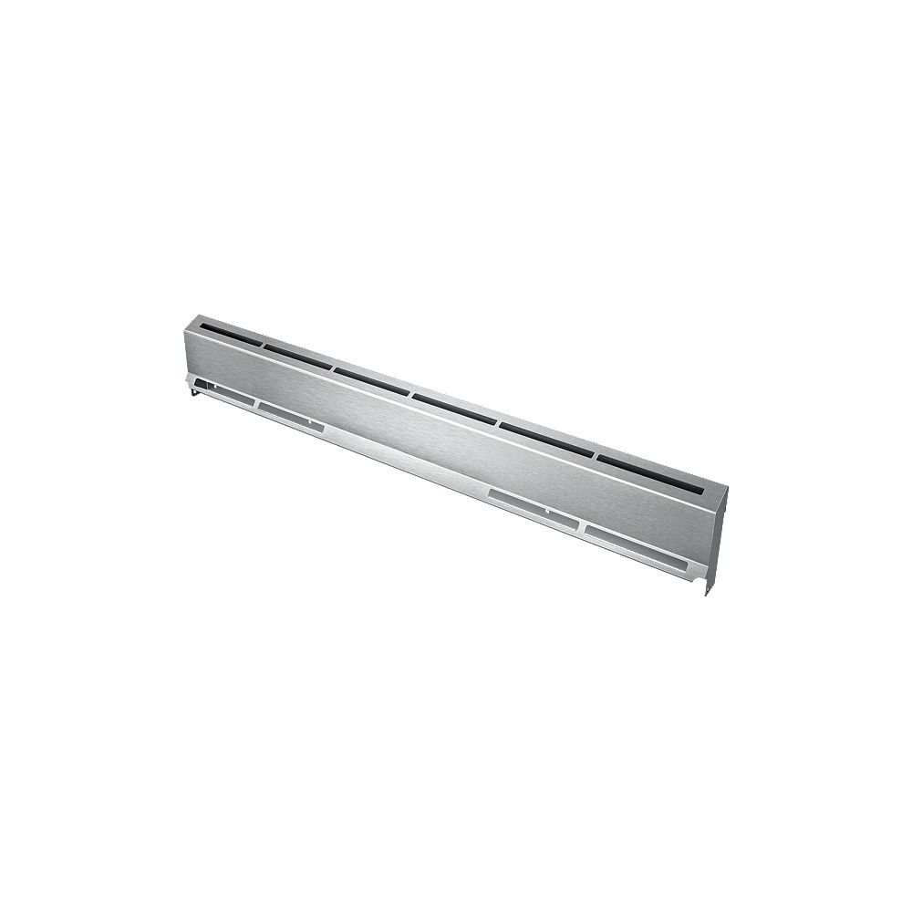 Bosch 4Inch Low Back Accessory for Bosch Dual Fuel Slidein Ranges in Stainless Steel The