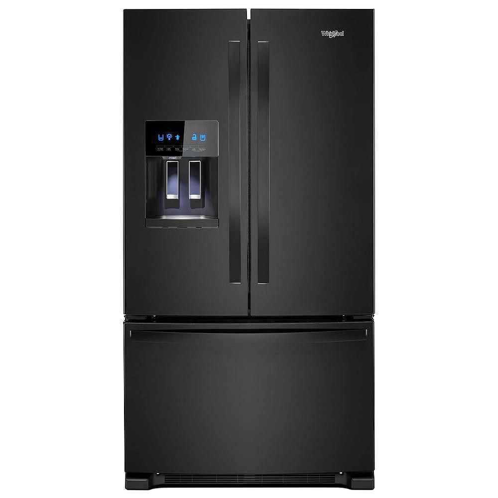 Whirlpool 36inch W 25 cu. ft. French Door Refrigerator in Black