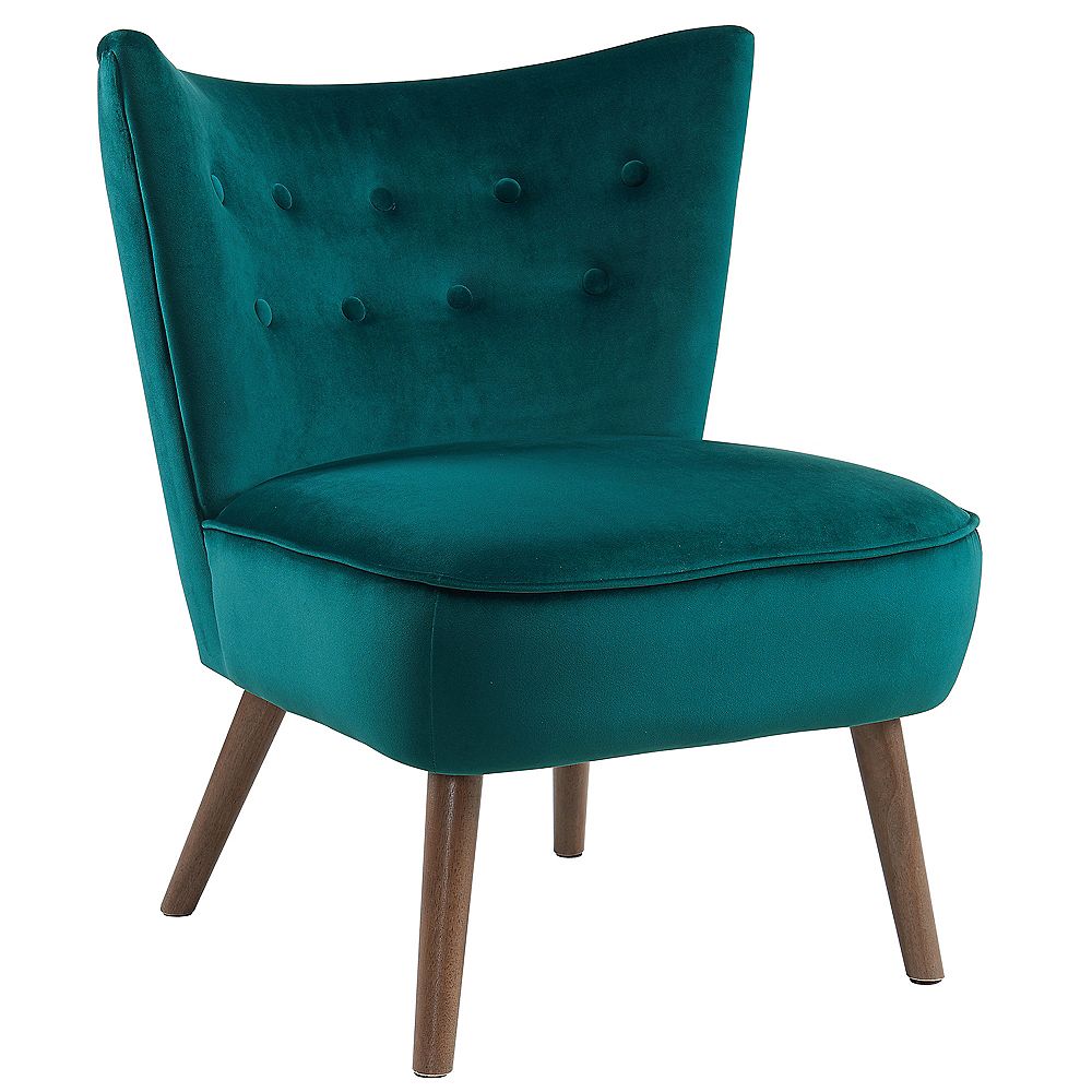 WHI ELLE-ACCENT CHAIR-GREEN | The Home Depot Canada