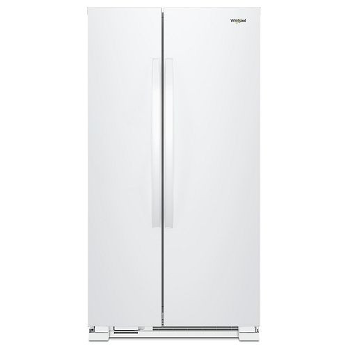 33-inch 22 cu. ft. Side by Side Refrigerator in White