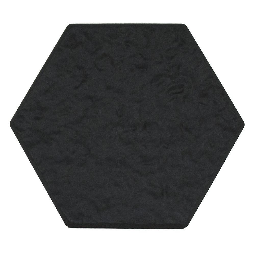 Multy Home 135 Inch X 155 Inch Hexagon Stepping Stone In Grey The