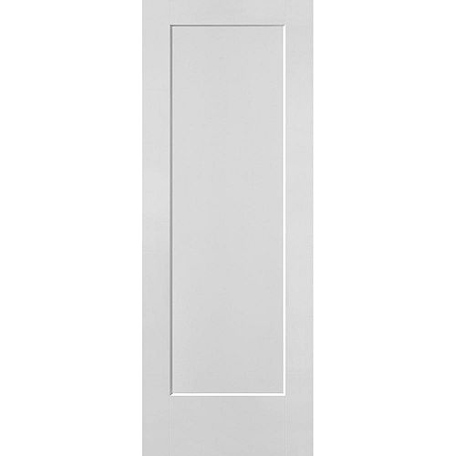 30-inch x 80-inch Primed Lincoln Park Hollow Core Smooth Interior Door Slab